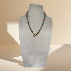 Collier Perles Multicolores