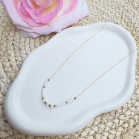Collier Fin avec Perles