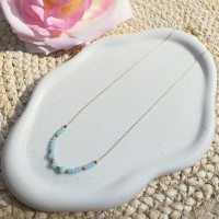 Collier Fin avec Perles