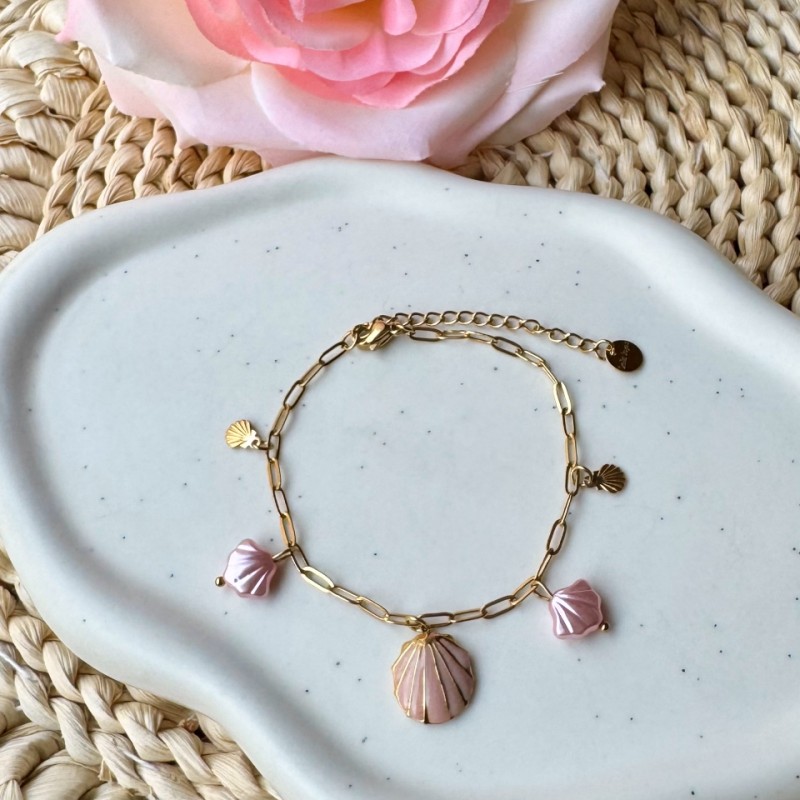 Bracelet Pampilles Coquillages Bracelet Pampilles Coquillages