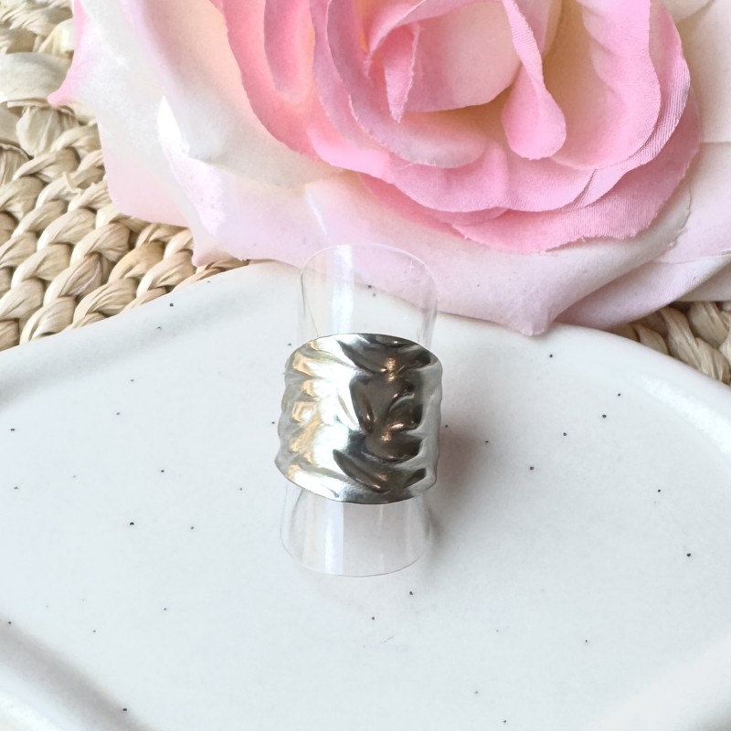 Bague Argentée Ronde