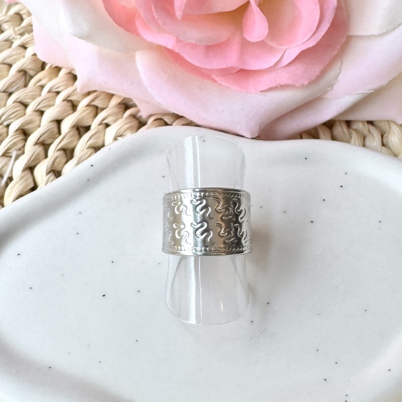 Bague Argentée Serpent