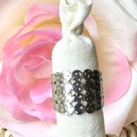 Bague Argentée Ronde