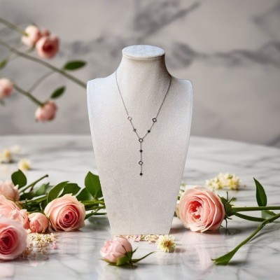 Collier Sautoir Etoiles et Trèfles