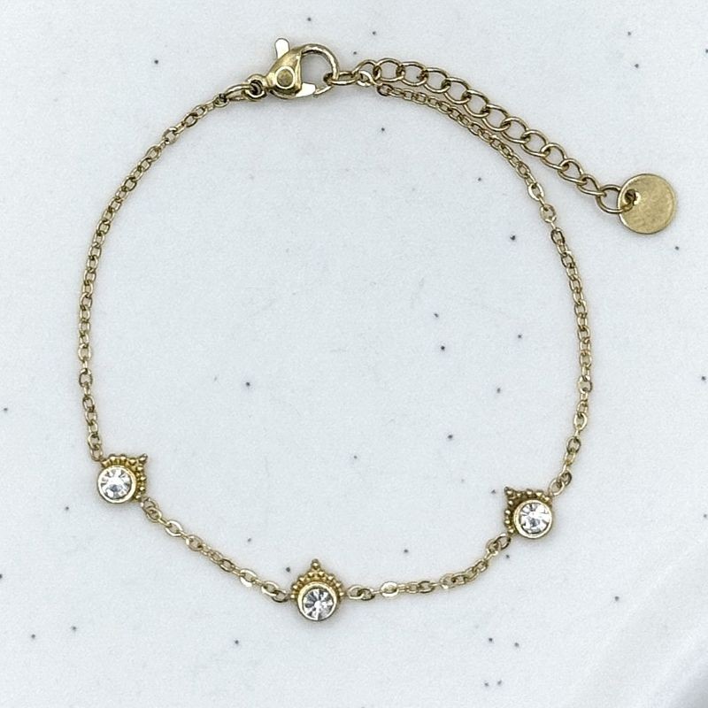 Bracelet avec Pierres Zirconium