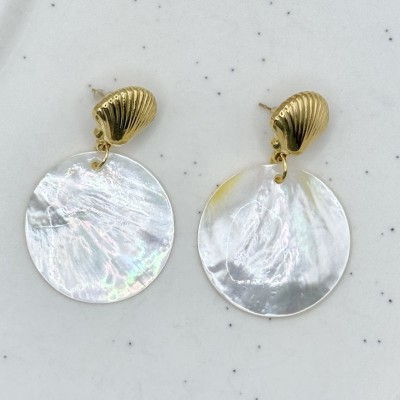 Boucles d'Oreilles Coquillage