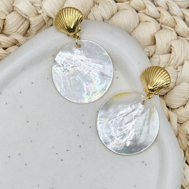 Boucles d'Oreilles Coquillage Boucles d'Oreilles Coquillage