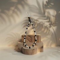 Bracelet de Téléphone avec Perles et Mot FUN