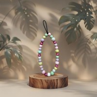 Bracelet de Téléphone avec Perles Pastel