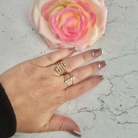 Bague 4 strass