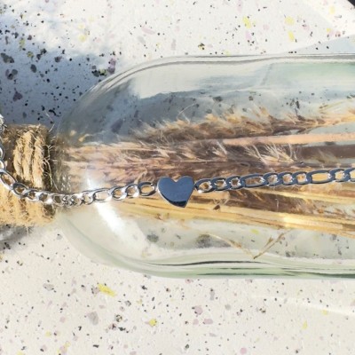 Bracelet Gourmette Cœur