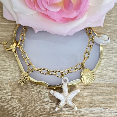 Bracelet Pampilles Etoile de Mer