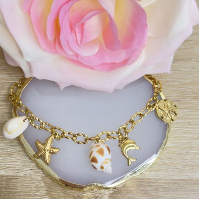 Bracelet Pampilles Coquillages