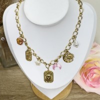 Collier Lune et Pampilles