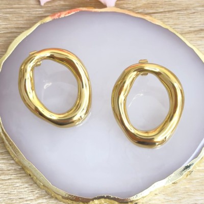 Boucles d'Oreilles Ovale