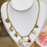 Collier Coquillages et Pampilles