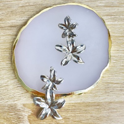 Boucles d'Oreilles Pendante Fleurs