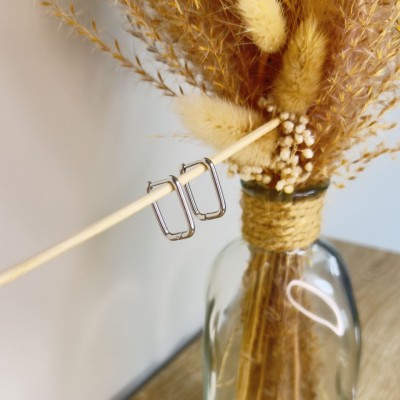 Boucles d'Oreilles Rectangulaire