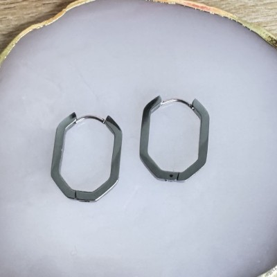 Boucles d'Oreilles Octogonale
