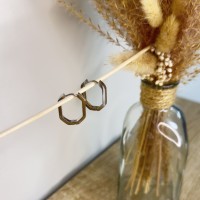 Boucles d'Oreilles Octogonale