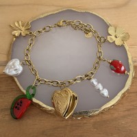 Bracelet Pampilles Cœur Ouvert