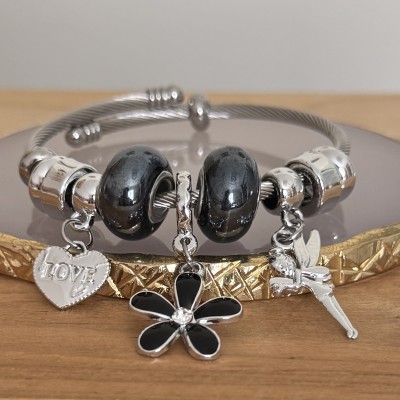 Bracelet Jonc Fleur