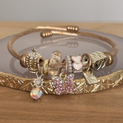 Bracelet Jonc Papillon