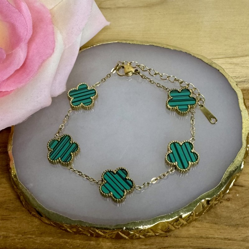 Bracelet  Trèfle Vert