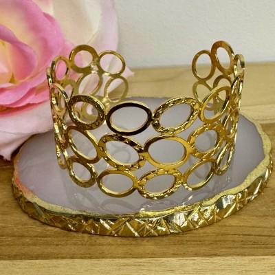 Jonc Multi Rangs Ovales