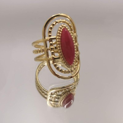 Bague Pierre Rose