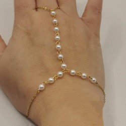 Bracelet Bague en Perles