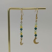 Boucles d'oreilles Lune