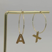 Créoles Lettre personnalisée (A l'unité)